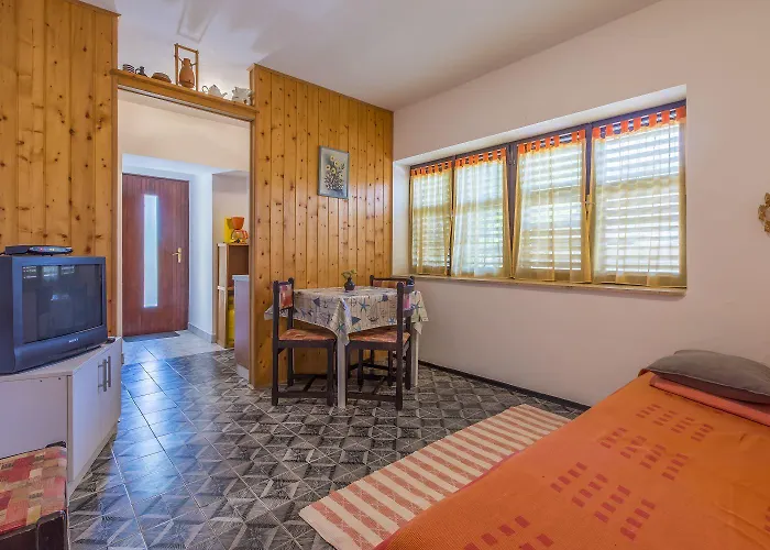 Preiswertes Nur 500 Meter Zum Mit Privater Terrasse, Grill - Hundefreundlich Apartmán Jadranovo